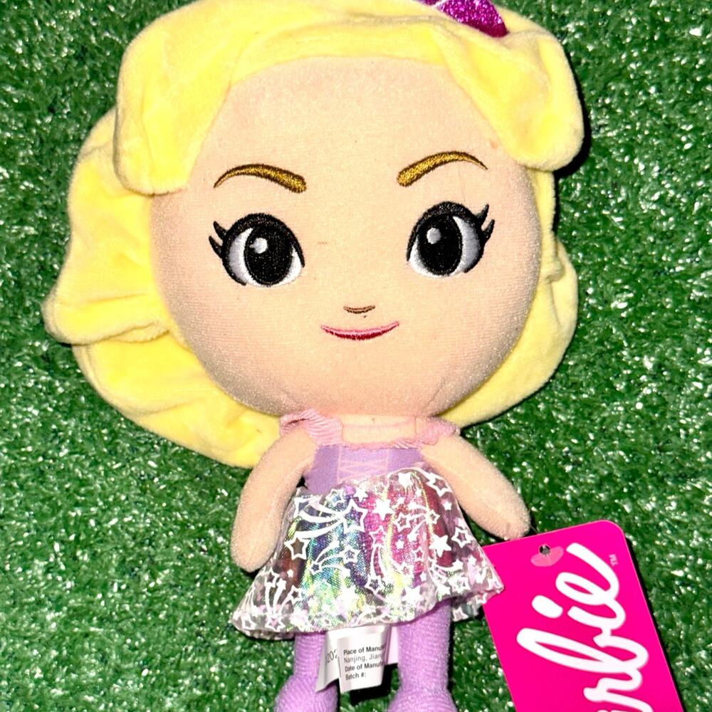 Barbie Blonde Girl Tea Party Princess Plush New With Tag